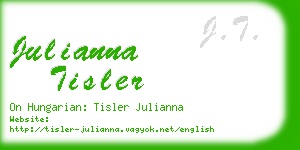 julianna tisler business card